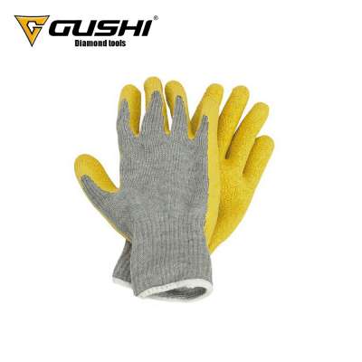 OEM Welcomed Safety Working Rubber Coated Gloves